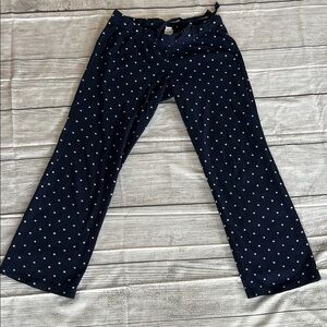 Old Navy Navy Blue Polka Dot Pajama Pants